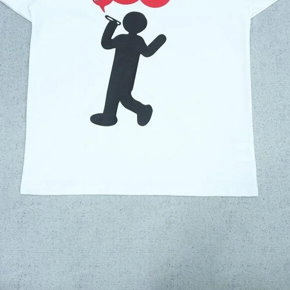 Always White Fun Graphic Short Sleeve T Shirt